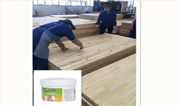 木地板使用汉林水性腻子修补效果出奇的好！
